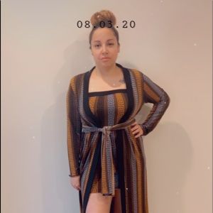 3 piece mini dress set